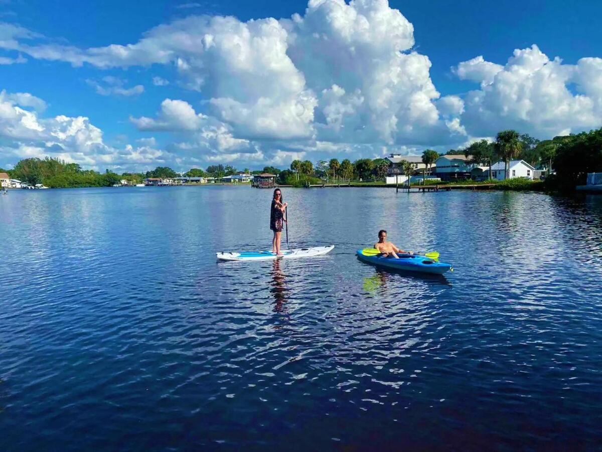 Blue Heron House, Private 4 Bedroom Waterfront W Heated Pool And Fire Pit Раскин Экстерьер фото
