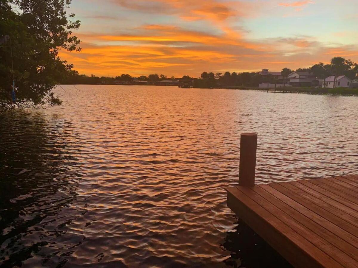 Blue Heron House, Private 4 Bedroom Waterfront W Heated Pool And Fire Pit Раскин Экстерьер фото